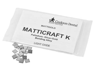 Matticraft K Casting Pieces, 7mm X 7mm, In 0.5gm Pieces