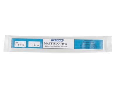 Mattiflo 740w White Solder Rods,   150mm Length Rods